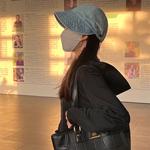 AAJF Панама, Face Mask Denim Bucket Hat DY Light Blue - фото 12