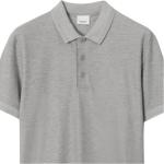 Поло Hartford Check с планкой Burberry, серый - фото 7