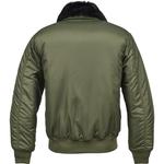 Куртка Brandit MA2 Fur Collar, зеленый - фото 2