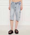 Джинсовые шорты для девочек-скейтеров Loose fit One Teaspoon, синий - фото