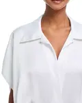 Боди-Рубашка оверсайз Norma Kamali, белый - фото 4