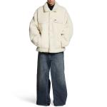 Флисовая куртка Balenciaga, экрю - фото 4