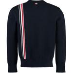 Свитер с полосками Rwb THOM BROWNE, синий - фото 4