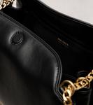 Кожаная сумка через плечо tumulte Prada, Black - фото 3