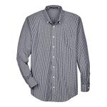 Рубашка Crown collection в клетку Devon & Jones, Navy - фото