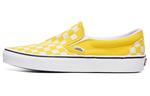 Кроссовки Vans Slip-On Classic 'Checkerboard - Cyber Yellow' - фото