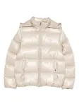 Стёганая куртка с капюшоном Herno Kids, бежевый - фото