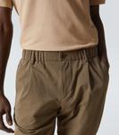 Прямые брюки из сирсакера Herno, Verde Militar - фото 5