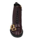 Ботильоны Tod'S, бордовый - фото 4