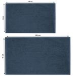 Набор полотенц  Zollner, темно-синий - фото 6