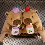 Плюшевая кукла Fun Styling, Fruit Milk Tea Capybara Enlightenment - фото 7