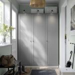 Гардероб PAX/GULLABERG IKEA, 150x60x201 см, белый/серый - фото 4
