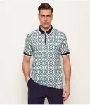 Поло Валентин regular fit Bogner, белый - фото