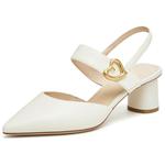 Сандалии женские Tata, белый/коричневый - фото 7