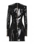 Мини-платье Balmain, черный - фото 2