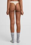 Стринги LASERCUT TANGA 3-PACK Urban Classics, цвет Nude Nude Nude - фото 3