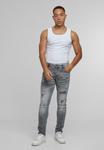 Джинсы облегающего кроя 2Y Premium, серый - фото 2
