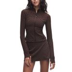 Куртка Define Lululemon, square heart jacquard java sequoia - фото