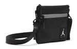 Сумка через плечо унисекс Jordan с контрастной молнией, черный - фото 2