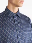 Рубашка с принтом пейсли ETRO, синий - фото 4