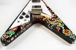 Электрогитара Epiphone Jimi Hendrix "Love Drops" Flying V - Эбеновое дерево - фото 3