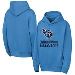 Худи Youth light blue Tennessee Titans Back to Basics Outerstuff - фото