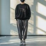 Унисекс свитшот Nike, черный - фото 7