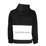 Черный мужской свитер из полиэстера с капюшоном Calvin Klein - фото 2