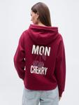 Marc Cain Толстовка в темно-красном цвете - фото 5