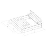 Песочница, коричневый/зеленый - фото 4