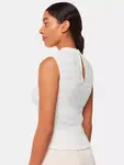 Топ Whistles Plisse Sleeveless, белый - фото 2