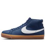 Кроссовки sb zoom blazer mid Nike, синий - фото