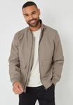 Куртка-бомбер CAPSULE Threadbare, серо-коричневый - фото