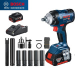 Гайковерт ударный Bosch GDS18V-400 + патрон насадки, аккумулятор, зарядное устройство - фото