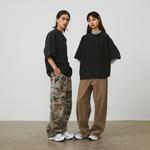 Футболка New Balance Linear Heritage Brushed Back Jersey Oversized T-Shirt 'Black', черный - фото 7