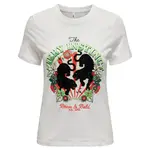 Футболка Only Lenni Life, белый - фото