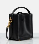 Мини-сумка-ведро le 37 из кожи Saint Laurent, черный - фото 4