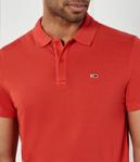 Рубашка поло Slim fit Tommy Jeans, красный - фото 4