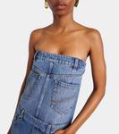 Джинсовое макси-платье Stella McCartney, Medium Vintage Blue - фото 4