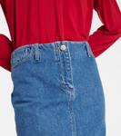 Джинсовая юбка миди Magda Butrym, синий - фото 4