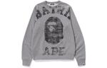 BAPE Big College Crewneck A Bathing Ape, черный - фото 2