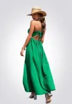 Длинное платье Cupshe, Evergreen - фото 3