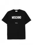 Футболка с логотипом Moschino, черный - фото