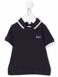 Рубашка поло с логотипом Fay Kids, синий - фото