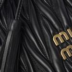 MIU MIU Сумка ведро из кожи наппа - фото 5