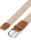 Эластичный плетеный ремень alvin Indicode Jeans, Tan - фото 2