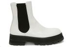 Ботинки челси женские Alexander Mcqueen, черно-белый - фото 2