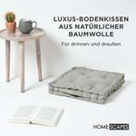 Подушка Homescapes серый, 50/50/10 см - фото 2