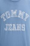 Хлопковая футболка Tommy Jeans, синий - фото 5
