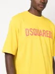 Футболка с логотипом DSQUARED2, желтый - фото 5